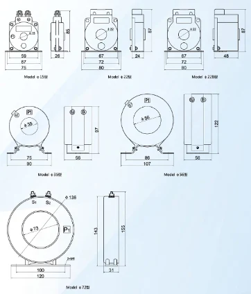 BH- 0.66 Series V Current Transformers